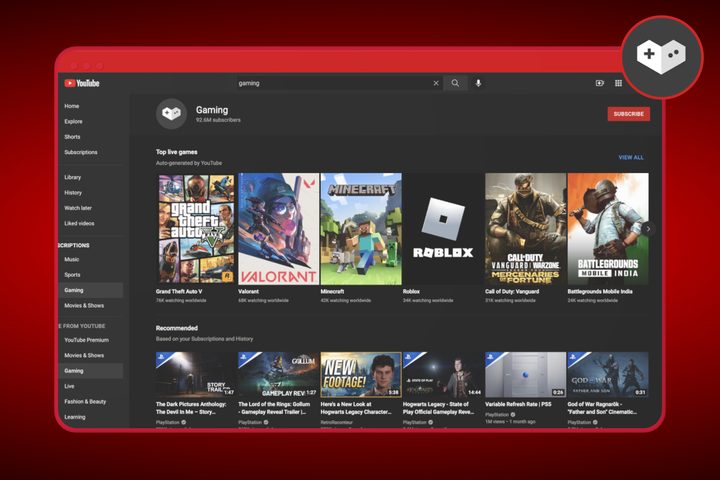 Graphic of Gaming Youtube Channel.