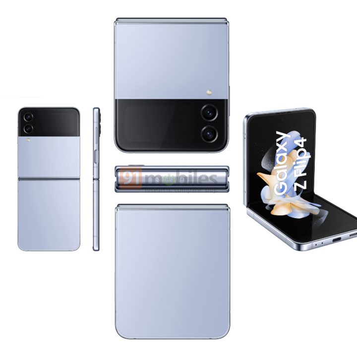 Z Flip 4 on a white bg