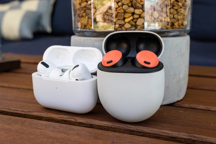 Pixel Buds Pro and AirPods Pro.