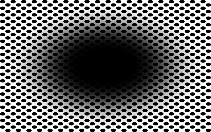 The black hole optical illusion