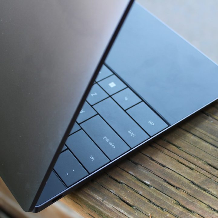 side view of a dell xps 13 plus