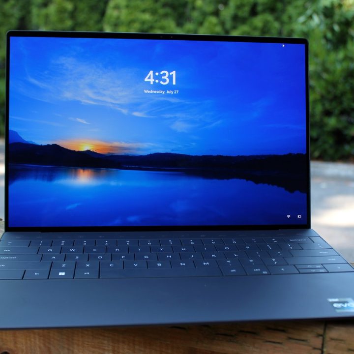 Dell XPS 13 Plus front view showing display and keyboard deck.