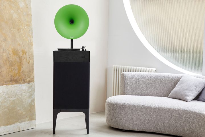 Fennessy Donut i5 Gramophone in matcha (green).