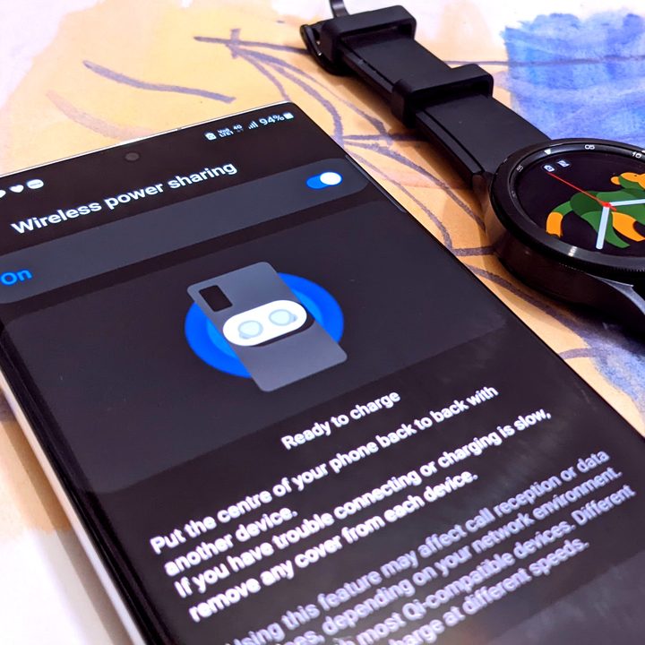 Samsung reverse wireless power sharing.