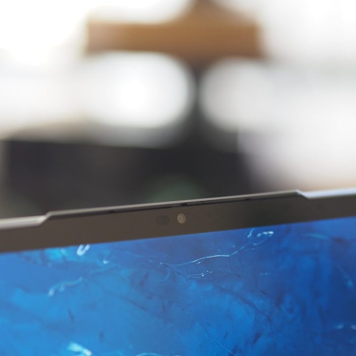 Lenovo Yoga 7i Gen 7 front view showing webcam.