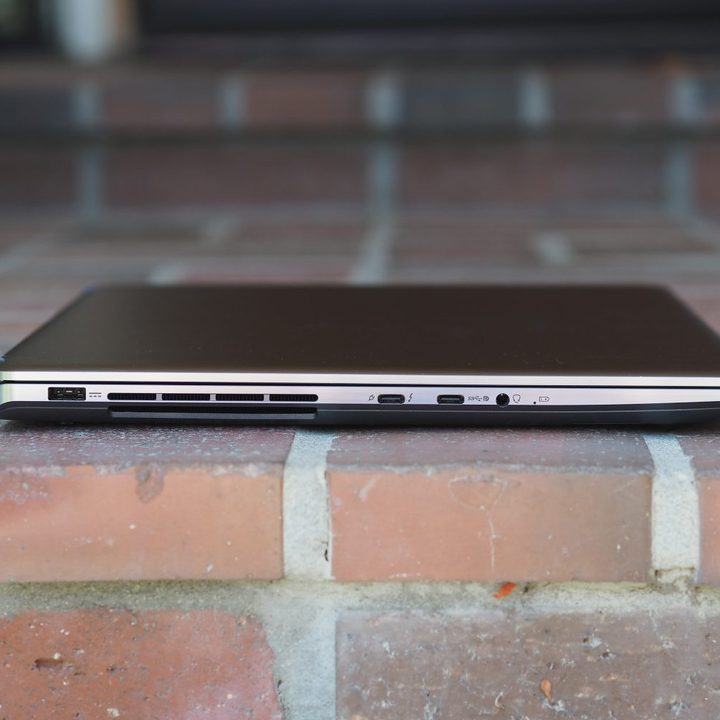 MSI Creator Z16P left side showing ports and vents.