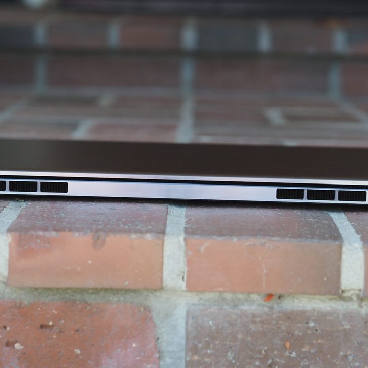 MSI Creator Z16P rear view showing vents.