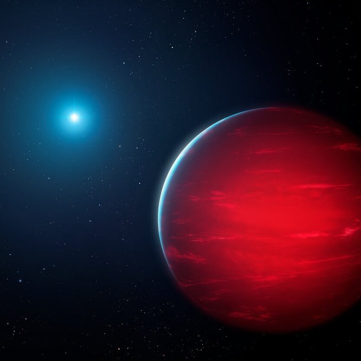 Illustration of an ultracool dwarf with a companion white dwarf.