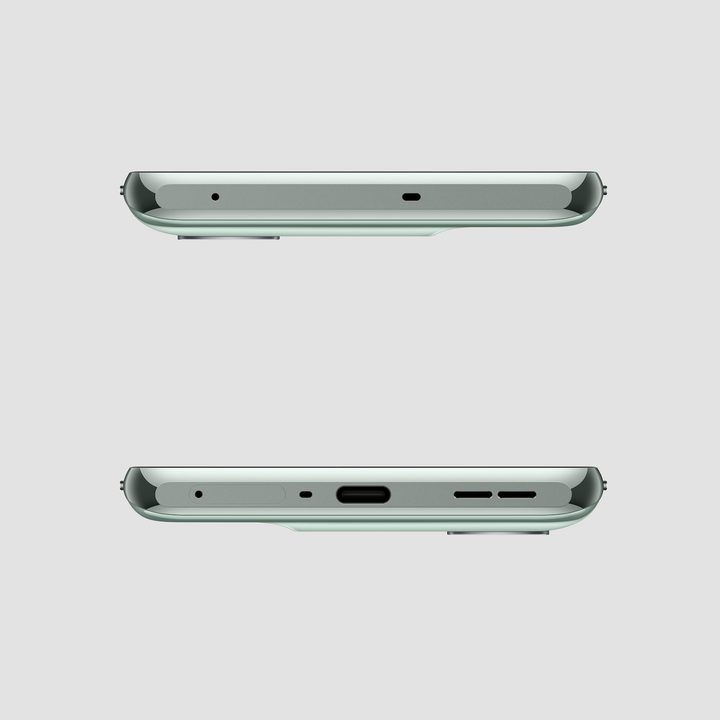 The OnePlus 10T in Jade Green.
