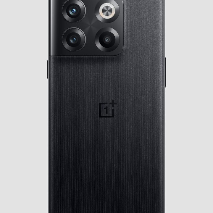 The OnePlus 10T in Moonstone Black.