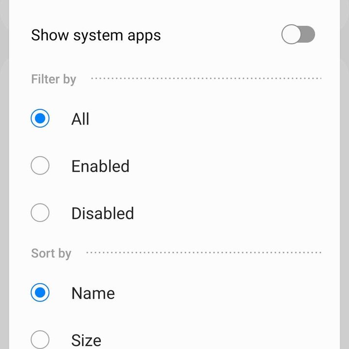 how to manage storage on samsung galaxy a smartphone settings app uninstall filter 2 series