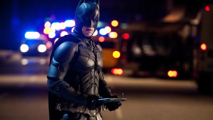 Christian Bale as Batman in The Dark Knight Rises.