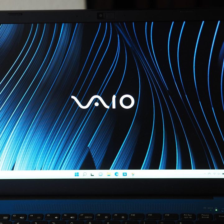VAIO FE 14.1 front view showing display.