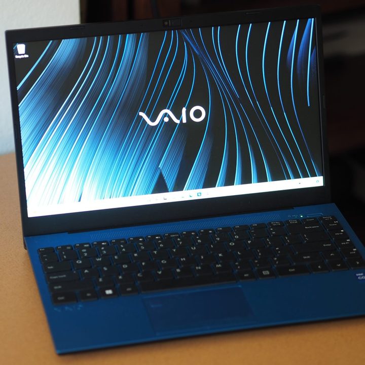 VAIO FE 14.1 front angle view showing display and keyboard deck.