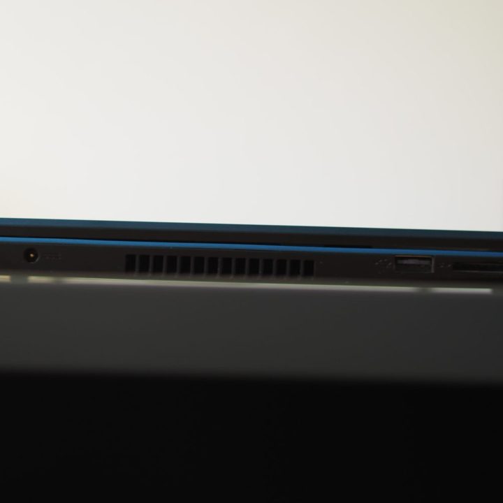 VAIO FE 14.1 left side view showing vent and ports.