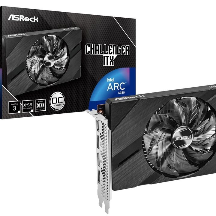 ASRock Challenger Arc A380 Intel Arc GPU.