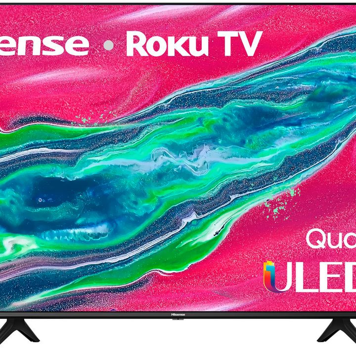 Hisense 55-inch Class U6GR Series Quantum ULED 4K UHD Smart Roku TV.