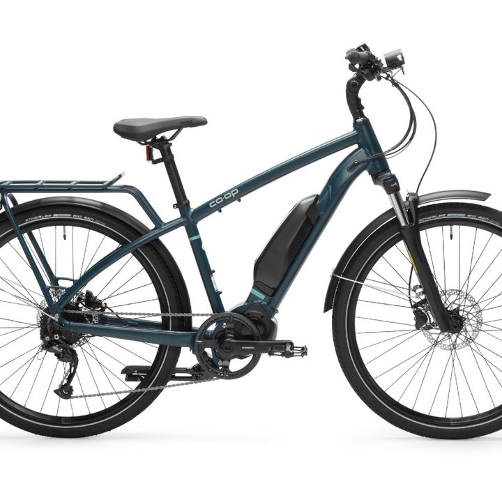 Co-op Cycles CTY E2.2 electric bike mid-rize side product shot.