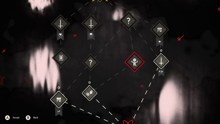 A map with the follower icon highlighted in Cult of the Lamb.