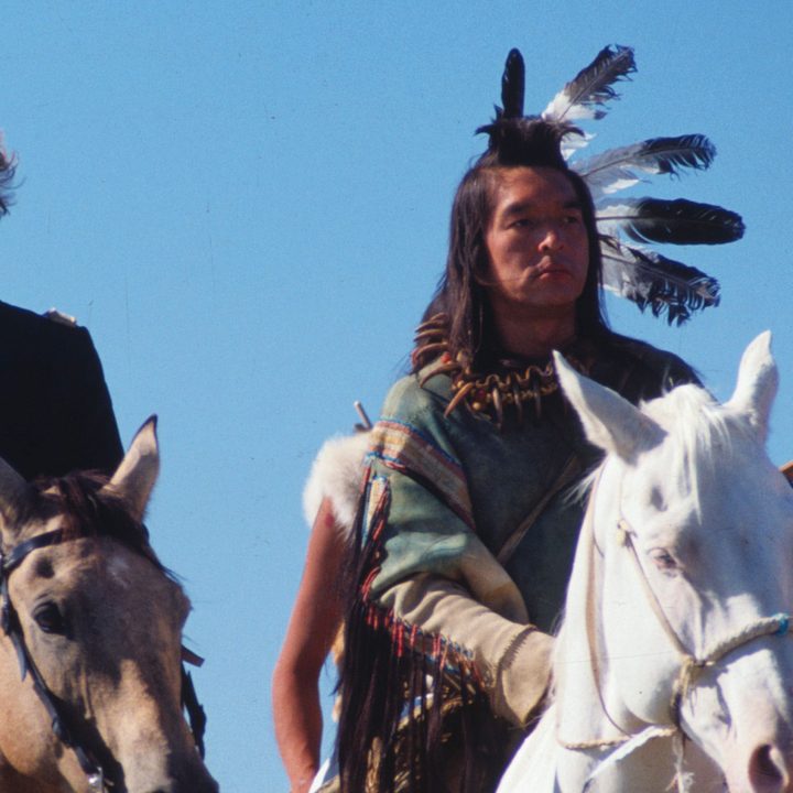 Kevin Costner and Graham Greene in Dances with Wolves
