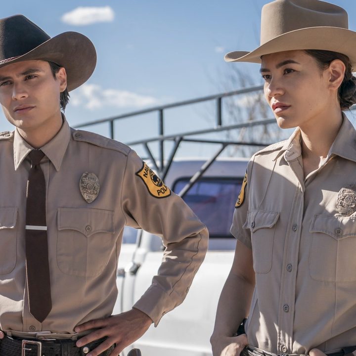 Kiowa Gordon and Jessica Matten in Dark Winds