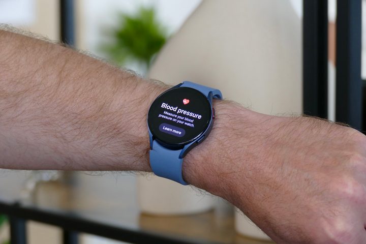 Samsung Galaxy Watch 5 44mm on a mans wrist.