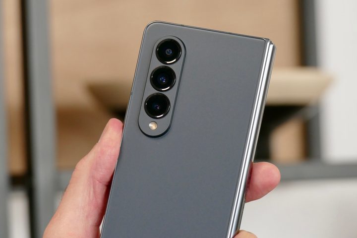 The Galaxy Z Fold 4's camera modules.