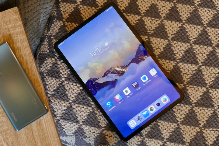 The Honor Pad 8's screen.