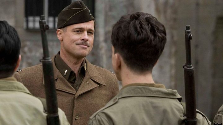 Brad Pitt as Lt. Aldo Raine in Inglourious Basterds