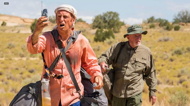 Jimmy and Mike in the desert Better Call Saul