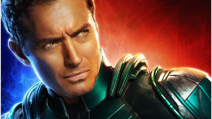 Yon-Rogg looking to his left in a promo image for Captain Marvel.