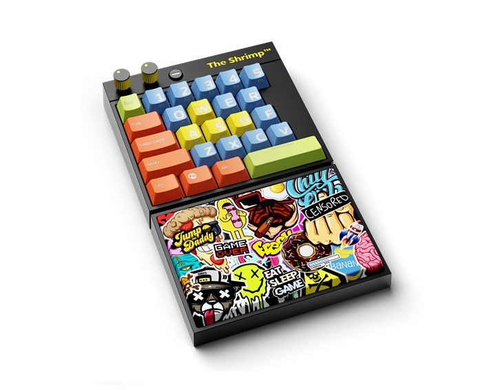 The Shrimp mini keyboard.