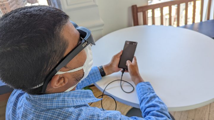 The Lenovo T1 with an Android Phone