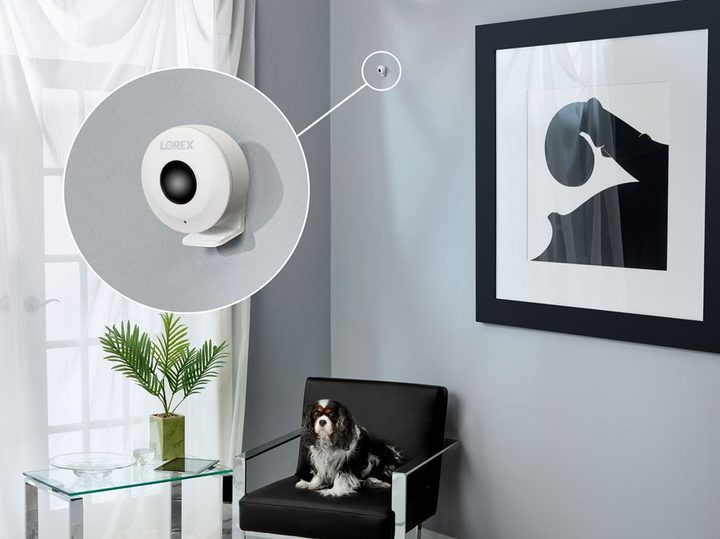 Lorex Smart Motion Sensor with Sensor Kit protecting home.