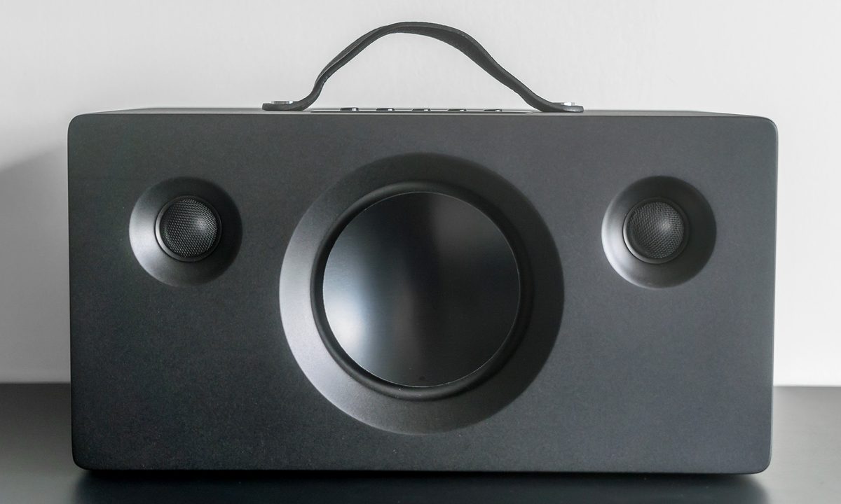 Monoprice Soundstage 3 Portable view from the front.