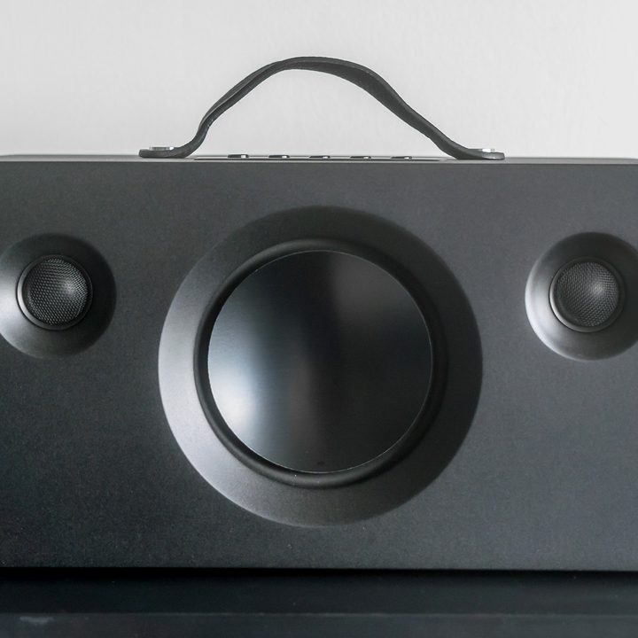Monoprice Soundstage 3 Portable view from the front.