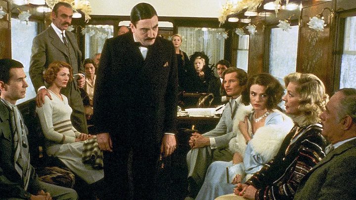 Albert Finney and Sean Connery star in Murder on the Orient Express.