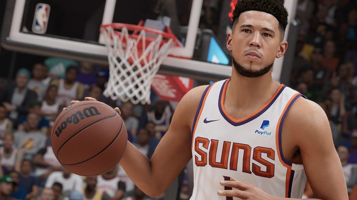Devin Booker in NBA 2K23.