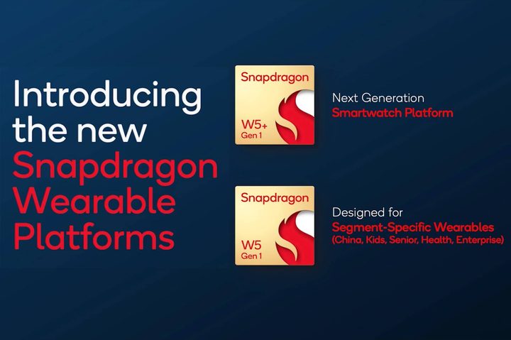 Qualcomm Snapdragon W5 Wearable platforms.