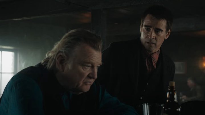 Brendan Gleeson and Colin Farrell in The Banshees of Inisherin.