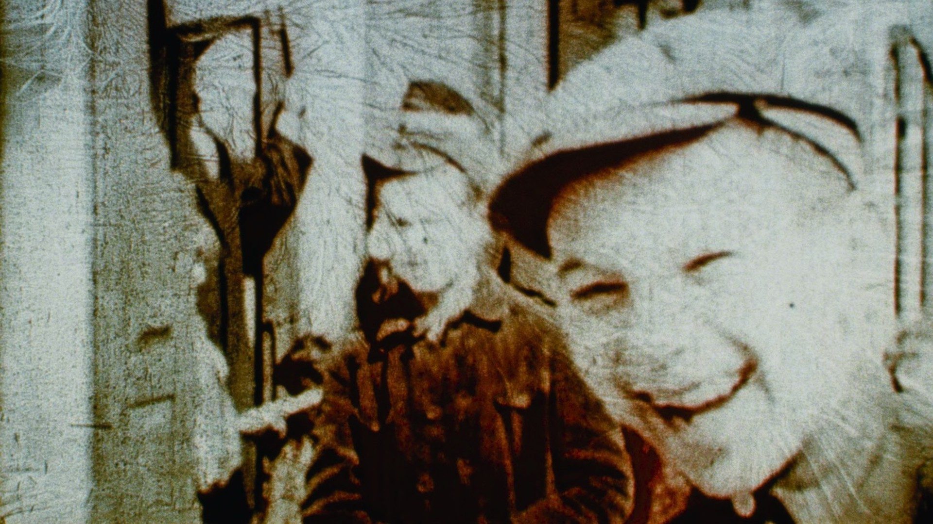 The people of Nasielsk stare into the camera.