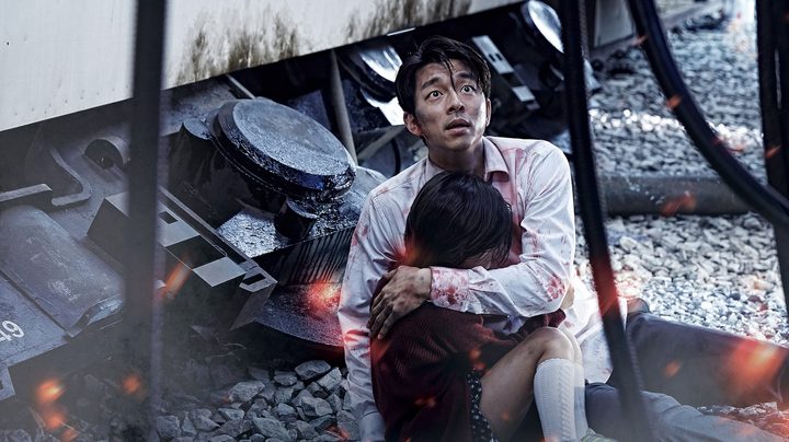 Gong Yoo and Su-An Kim in Train to Busan.