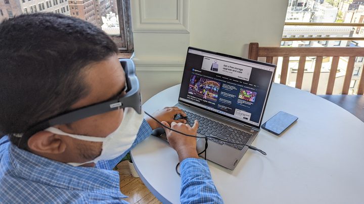 Using the Lenovo T1 glasses with a Windows PC