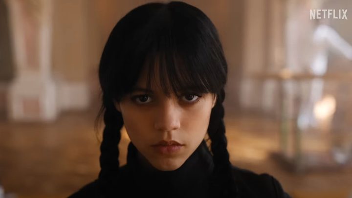 Jenna Ortega in Wednesday.