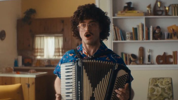 Daniel Radcliffe in Weird: The Al Yankovic Story.
