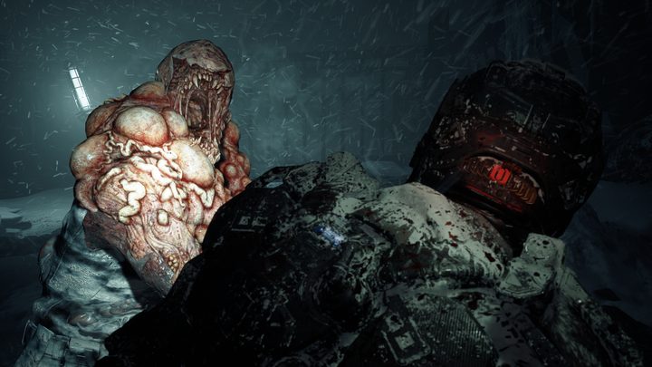 Biophage attacking main character from The Callisto Protocol.