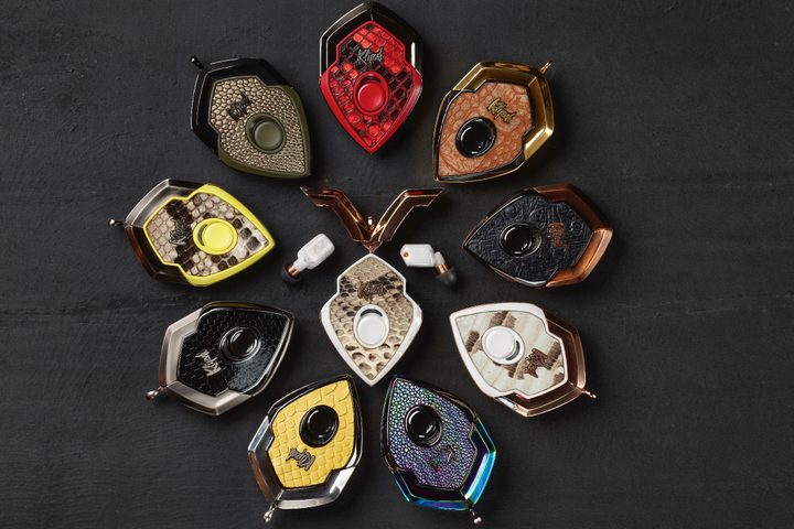Klipsch/Ear Micro T10 Bespoke Ear Computer seen in a range of color and finish options.
