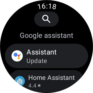 A list of apps in the Galaxy Watch Play Store.