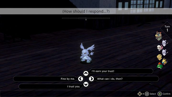 Digimon Survive's monster persuasian system