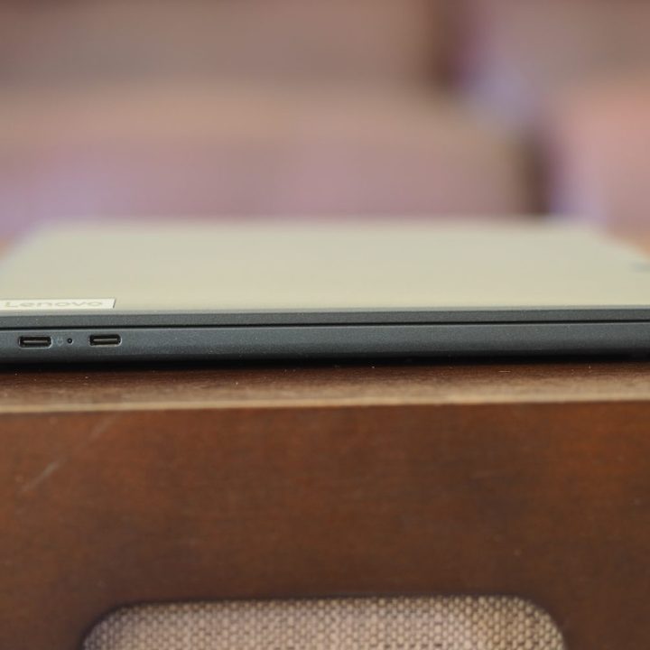 Lenovo ThinkPad X13s left side view showing ports.
